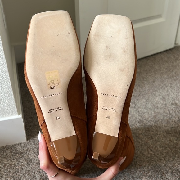 NWB - Dear Frances Elia Boot Tan Suede - EU 38 (fits like 39) - Picture 7 of 7